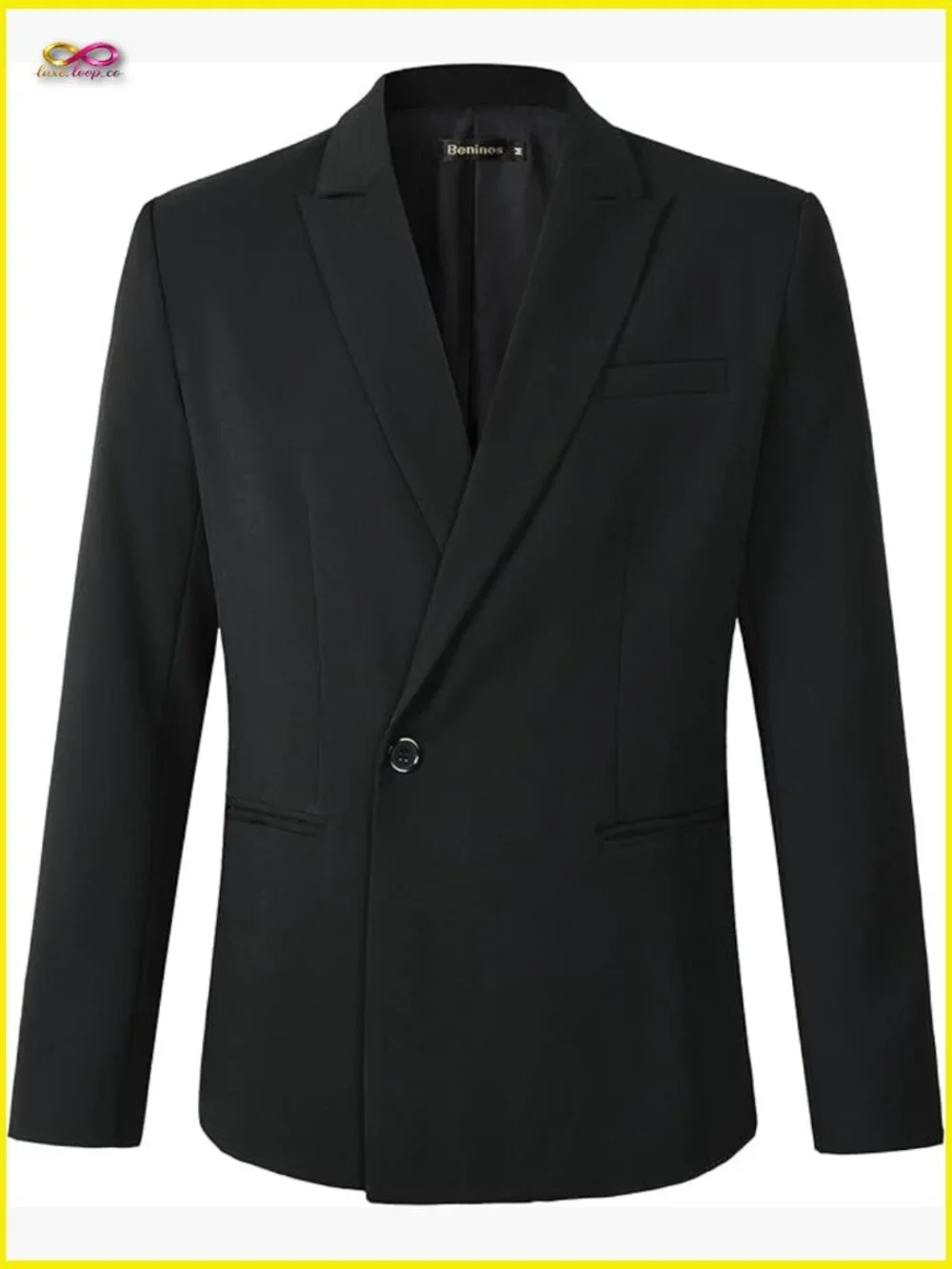 Modern Sport Coat Peak Lapel Blazer Lightweight Business Casual Jacket